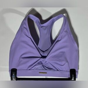 Gymshark Women's Purple Workout Set. Sports Bra With Matching Shorts‎ Size Small